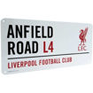 Picture of LIVERPOOL STREET SIGN ANFIELD ROAD WHITE